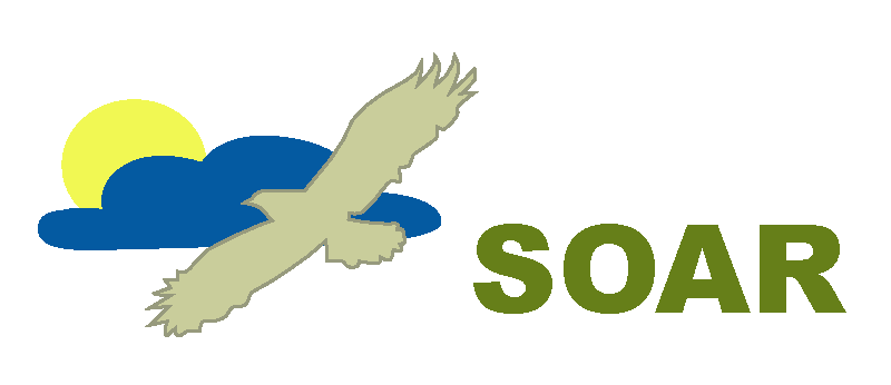 SOAR logo with eagle